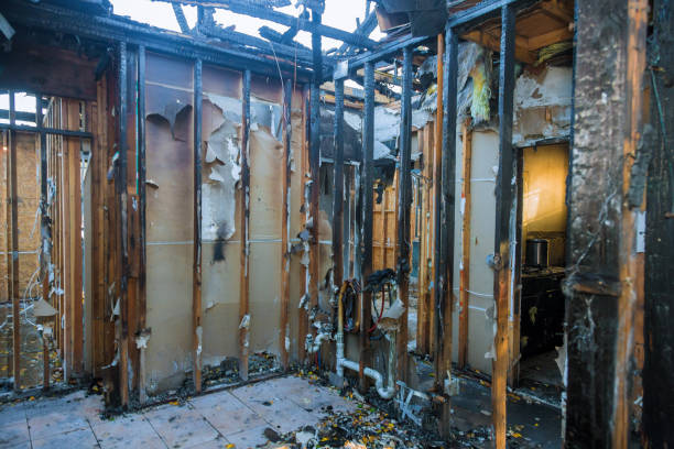 Professional Emergency Fire Cleanup technician working in Garden City, MI